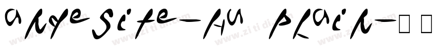 Andesite-HU Plain字体转换